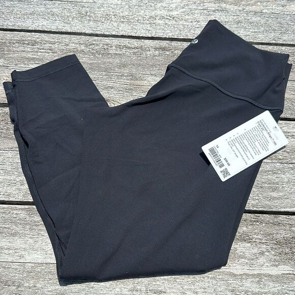 Lululemon Align High-Rise Pant 25" black leggings size 14 NWT - Picture 1 of 6